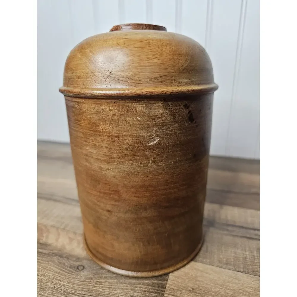 Wooden‎ Cannister Set Of 2 Decorative Modern Apothecary Nautical Kitchen